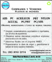 COMPRA - VENTA DE RESINAS PLASTICAS